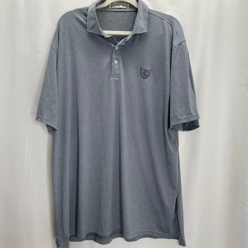 Holdernessand Bourne men’s gray polo shirt San Diego Country Club golf XXL